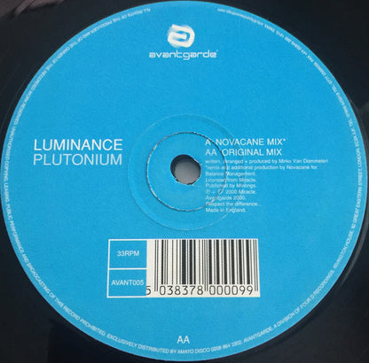 Luminance : Plutonium (12")