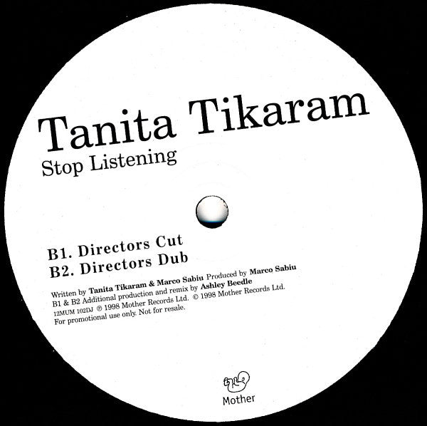 Tanita Tikaram : Stop Listening (12", Promo)