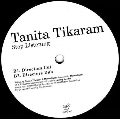 Tanita Tikaram : Stop Listening (12", Promo)