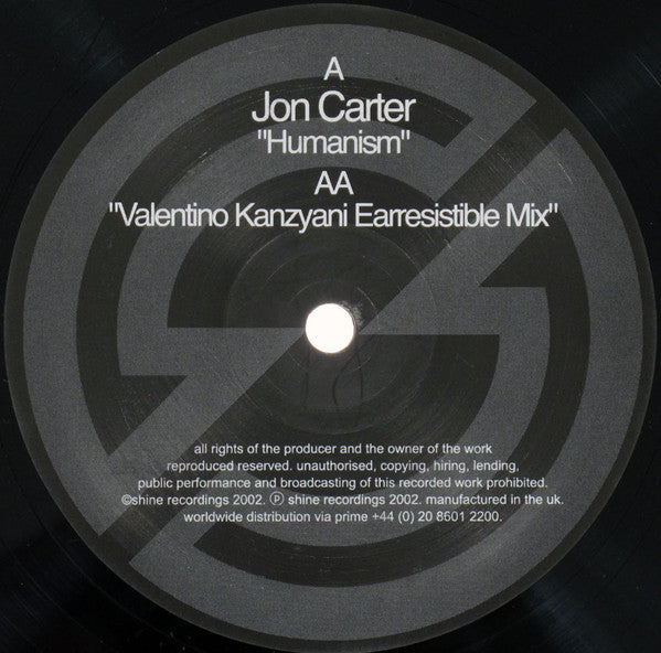 Jon Carter : Humanism (12")