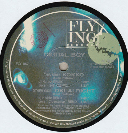 Digital Boy : OK!Alright - Kokko (Remixes) (12")