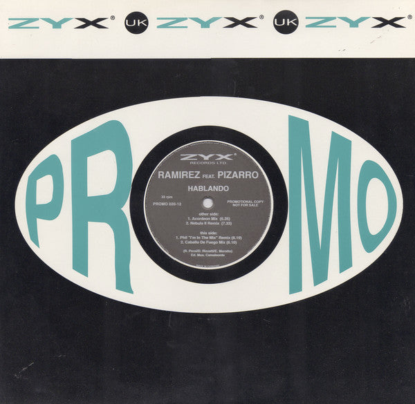 Ramirez Feat. Pizarro : Hablando (12", Promo)