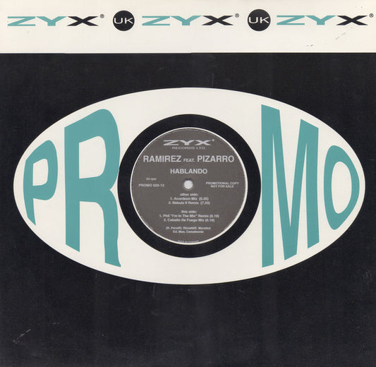 Ramirez Feat. Pizarro : Hablando (12", Promo)