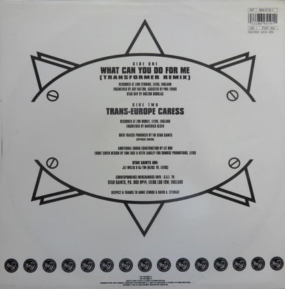 Utah Saints : What Can You Do For Me (Transformer Remix) (12")