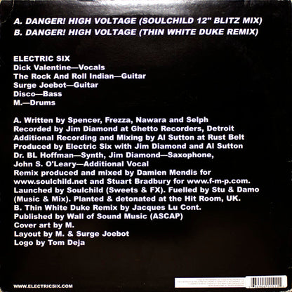 Electric Six : Danger! High Voltage (12")