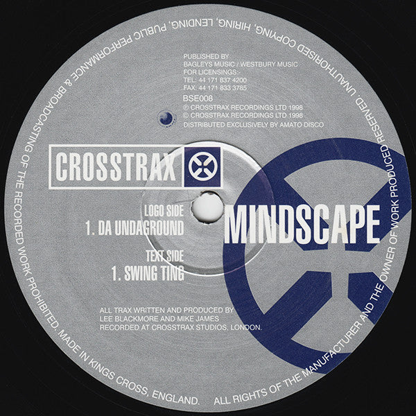 Mindscape (8) : Da Undaground / Swing Ting (12")