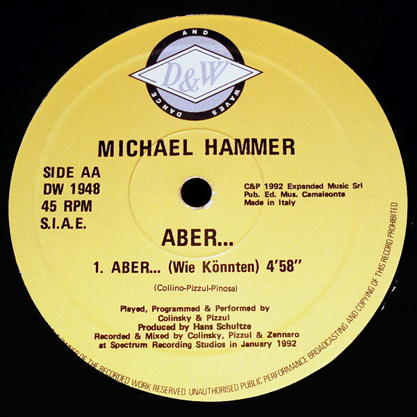 Michael Hammer : Aber... (12")