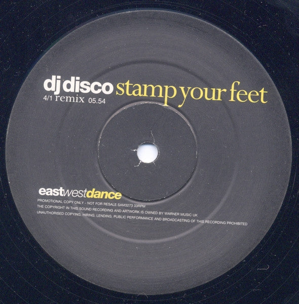 Da Techno Bohemian Presents DJ Disco : Dirty Disco Dubs (2x12", Promo)