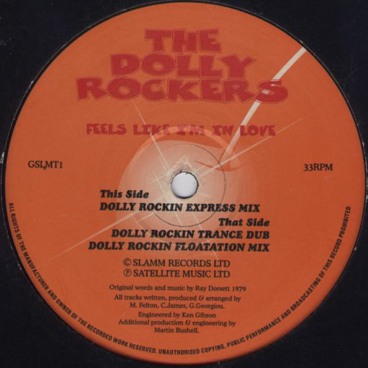 The Dolly Rockers : Feels Like I'm In Love (12")