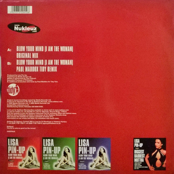 Lisa Pin-Up : Blow Your Mind (I Am The Woman) (12" Number 1) (12", Single)