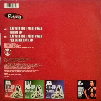 Lisa Pin-Up : Blow Your Mind (I Am The Woman) (12" Number 1) (12", Single)