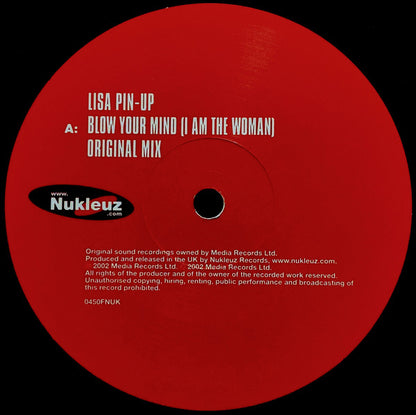 Lisa Pin-Up : Blow Your Mind (I Am The Woman) (12" Number 1) (12", Single)