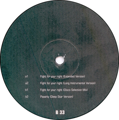 N.Y.C.C. : Fight For Your Right (To Party) (12")