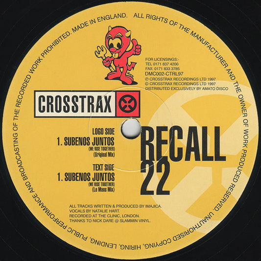 Recall 22 : Subenos Juntos (We Rise Together) (12")
