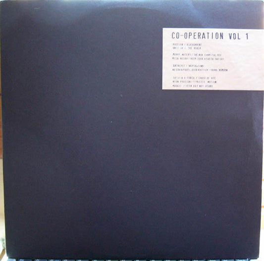 Various : Co-Operation Vol 1 (2xLP, Comp)