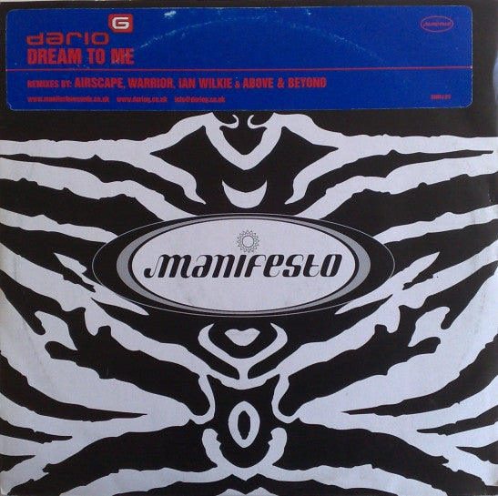 Dario G : Dream To Me (2x12")