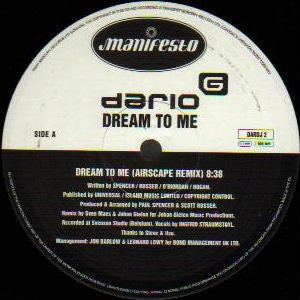 Dario G : Dream To Me (2x12")
