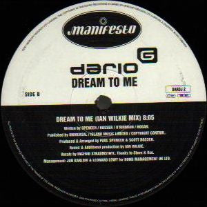 Dario G : Dream To Me (2x12")