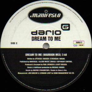 Dario G : Dream To Me (2x12")