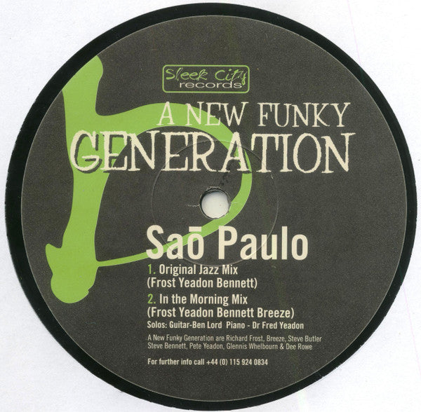 A New Funky Generation : Saó Paulo (12")