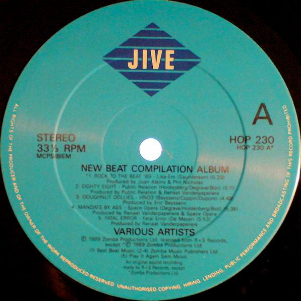 Various : The Best Of Belgian New Beat (LP, Comp)