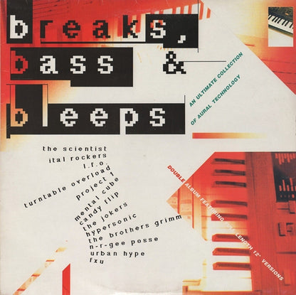 Various : Breaks, Bass & Bleeps (2xLP, Comp)