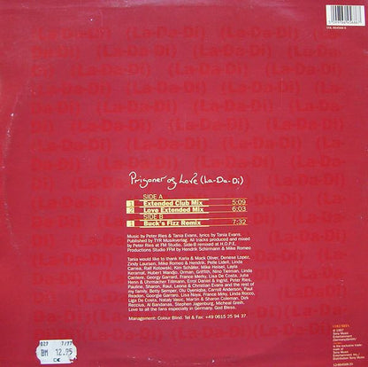 Tania Evans : Prisoner Of Love (La-Da-Di) (12")