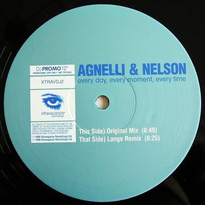 Agnelli & Nelson : Every Day, Every Moment, Every Time (12", Single, Promo)