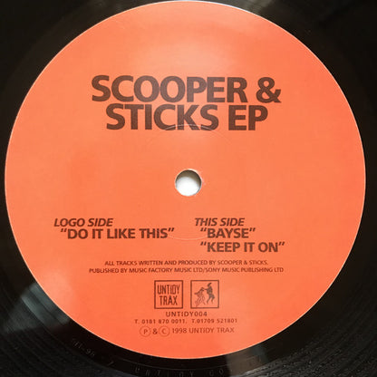 Scooper & Sticks : Scooper & Sticks EP (12", EP)