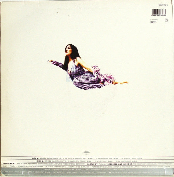 Jam & Spoon Featuring Plavka : Angel (Ladadi O-Heyo) (12")