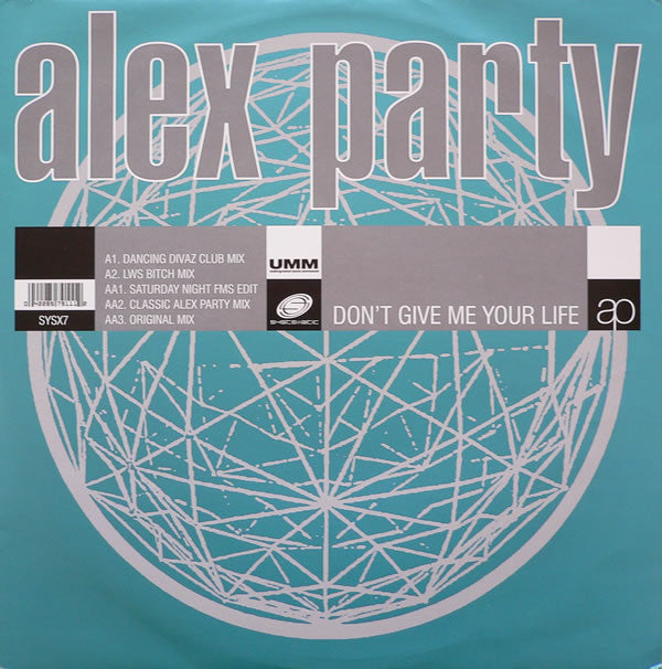Alex Party : Don't Give Me Your Life (12", Single)