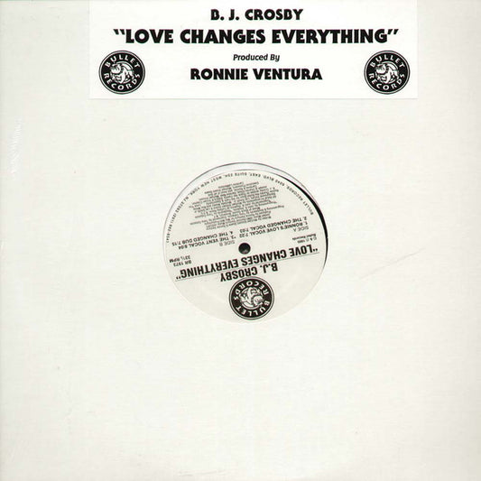 BJ Crosby : Love Changes Everything (12")