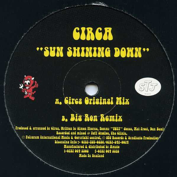 Circa (2) : Sun Shining Down (12")