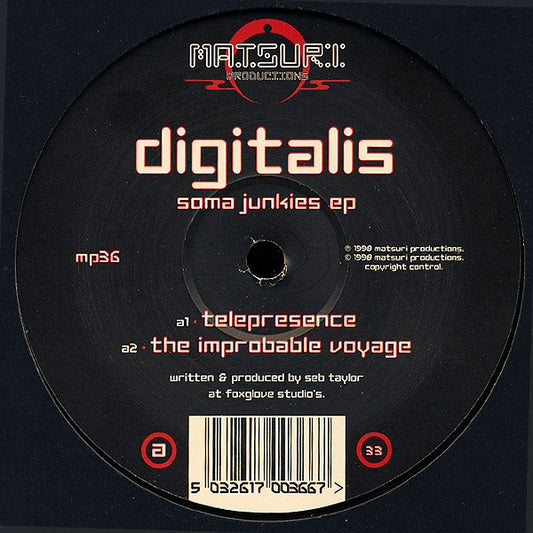 Digitalis : Soma Junkies EP (12", EP)