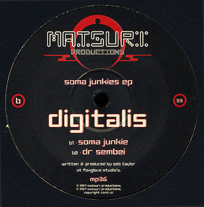 Digitalis : Soma Junkies EP (12", EP)