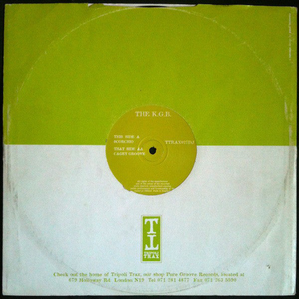 KGB : Scorchio / Cagey Groove (12")