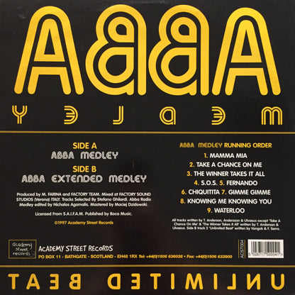 Unlimited Beat : ABBA Medley (12")