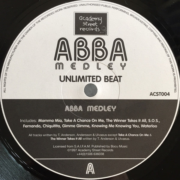 Unlimited Beat : ABBA Medley (12")