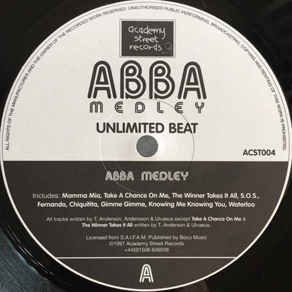 Unlimited Beat : ABBA Medley (12")