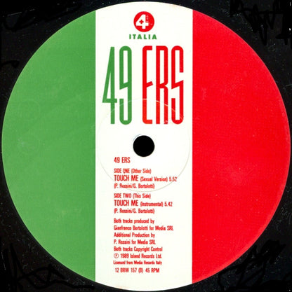 49ers : Touch Me (Sexual Version) (12")
