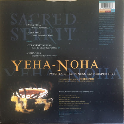Sacred Spirit : Yeha-Noha (12")