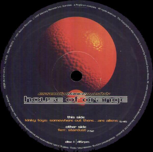 Various : Essential Dance Music's House Of Orange (2x12", Comp)