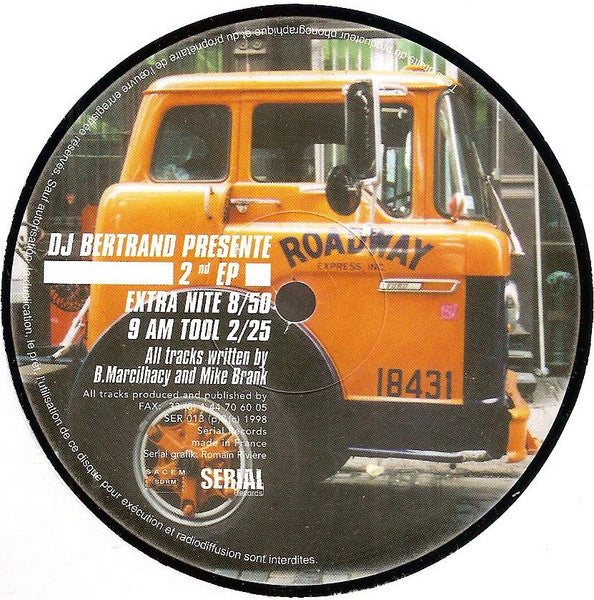 DJ Bertrand : 2nd EP (12", EP)