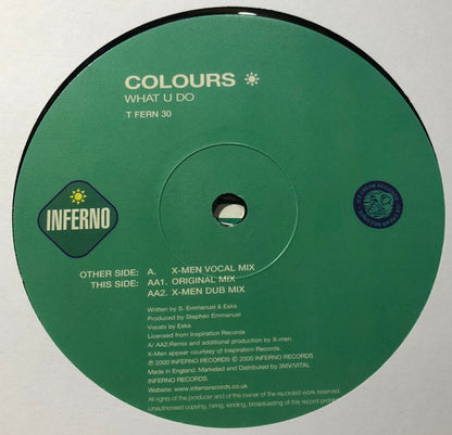 Colours (5) : What U Do (12")