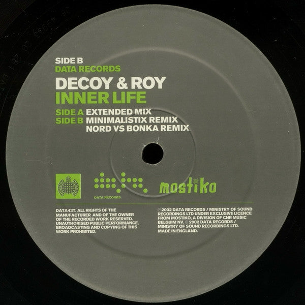 Decoy & Roy : Inner Life (12")