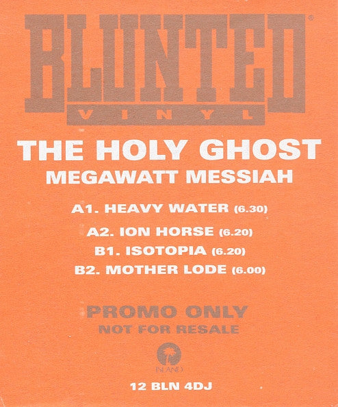 Holy Ghost Inc. : Megawatt Messiah (12", Promo)