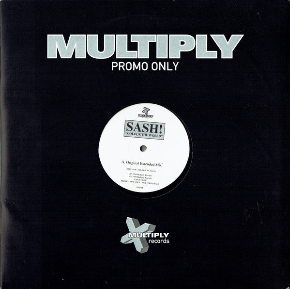 Sash! : Colour The World (2x12", Single, Promo)