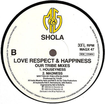 Shola Phillips : Love, Respect & Happiness (12")