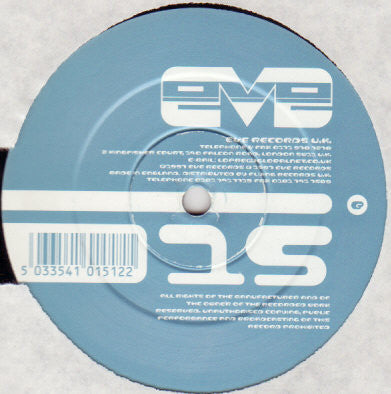 Pablo Gargano : Eve 15 (12")