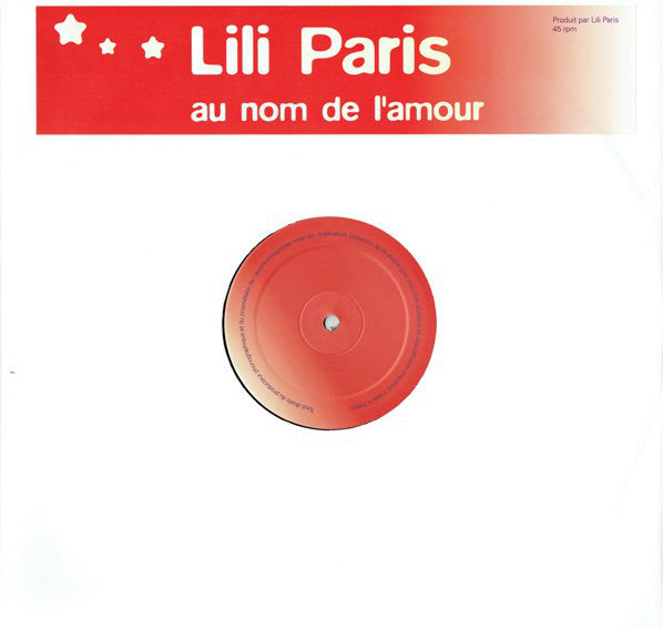Lili Paris : Au Nom De L'Amour (12", Promo)